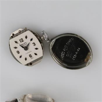 Gruen Watch Co. 10kt White RGP Watch