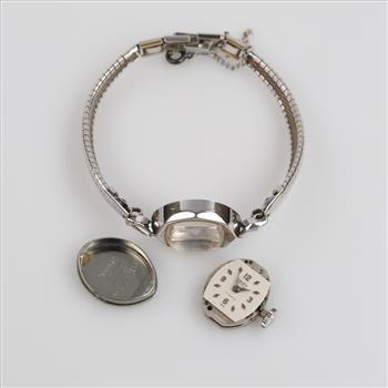 Gruen Watch Co. 10kt White RGP Watch