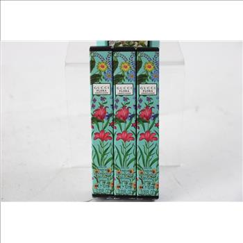 Gucci Flora Gorgeous Jasmine Bottle Spray And Travel Spray Lot, 4 Pieces, Eau De Parfum