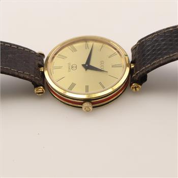 Gucci GF Red And Green Emerald Watch