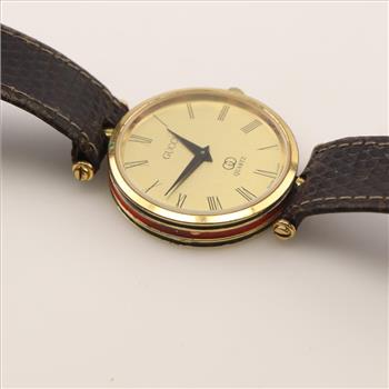 Gucci GF Red And Green Emerald Watch