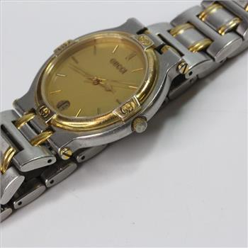 Gucci Gold Plated 9000m Series Watch