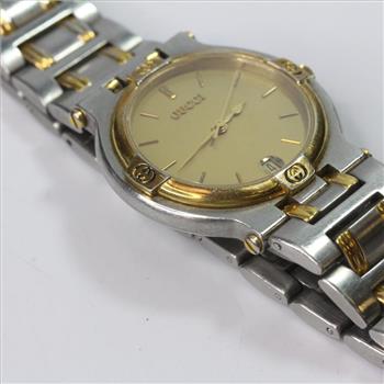 Gucci Gold Plated 9000m Series Watch