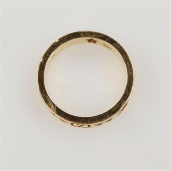 Gucci Icon 0.42ct TW Diamond 18kt Gold Band - Evaluated By Our Certified Gemologist-AGS/GIA