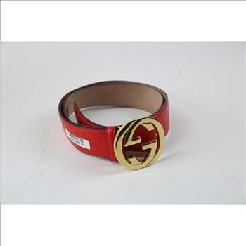 Gucci Interlocking G Logo Belt - Doublechecked By Entrupy