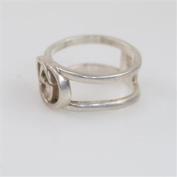 Gucci Interlocking G Silver Ring