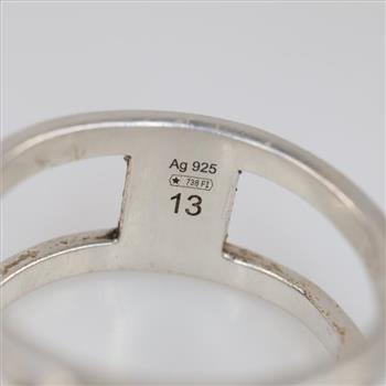 Gucci Interlocking G Silver Ring