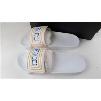 Gucci Mens Slides Size 10 - Double Checked By Entrupy