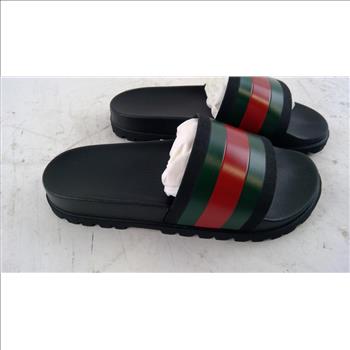 Gucci Mens Slides, Size 11 - Double Checked By Entrupy