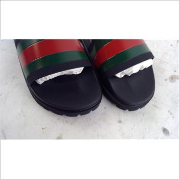 Gucci Mens Slides, Size 11 - Double Checked By Entrupy