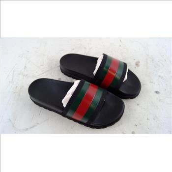 Gucci Mens Slides, Size 11 - Double Checked By Entrupy