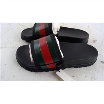 Gucci Mens Slides, Size 11 - Double Checked By Entrupy