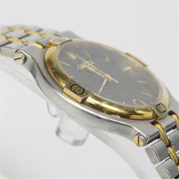 Gucci Two-Tone Gold Plated And Stainless Steel Dress Watch