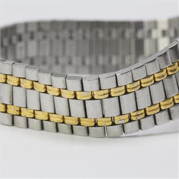 Gucci Two-Tone Gold Plated And Stainless Steel Dress Watch