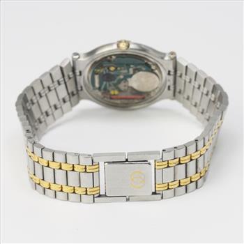 Gucci Two-Tone Gold Plated And Stainless Steel Dress Watch