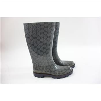 Gucci Womens Russian Rubber Boots, Size: 13