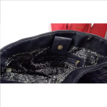 Guess Backpack, Michael Kors Red Handbag, Betsey Johnson Black Handbag, 3 Pieces