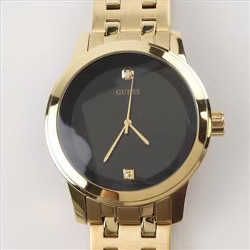 Guess Black Dial Gone Tone Watch