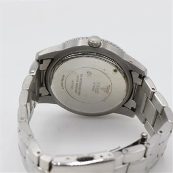 Guess Black Dial Stainless Steel Watch