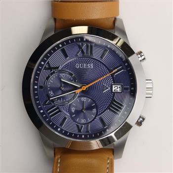 Guess Chrono Blue Dial Watch