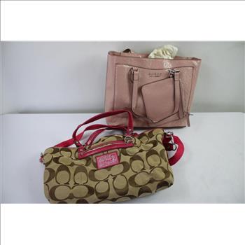Guess, Coach Handbags, 2 Pieces