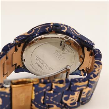 Guess Logo Crazed Watch