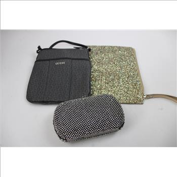 Guess, Michael Kors, And More Handbags, Coin Bags, And Zipper Pouches, 11 Pieces