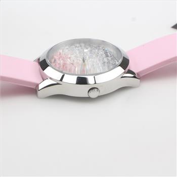 Guess Pink Crystal Watch In Box