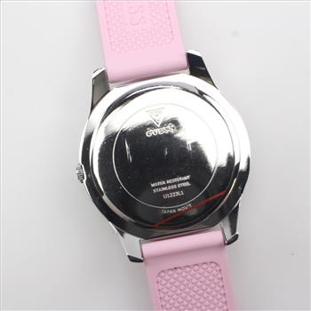 Guess Pink Crystal Watch In Box