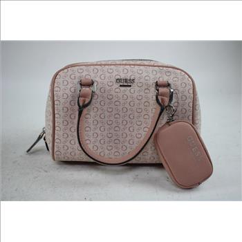 Guess Pink Leather Handbag Purse