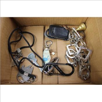 Guitar, Bell, Handcuff-Shaped Keyrings, And More Keyrings/Keychains/Carabiners