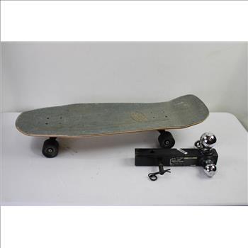 Gun Cases, Air Pistols, Santa Cruz Skateboard, Tow Hitch, And More, 11 Pieces