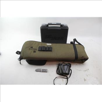 Gun Cases, Kershaw Pocket Knife, & Simmons Binoculars; 4 Pieces