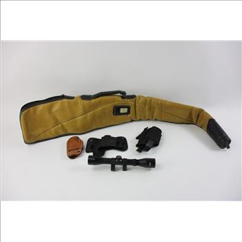 Gun Master Gun Cleaning Kit, Scope, Gun Holsters, And More, 3+