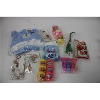 Hair Accessories, Notebooks, Keychains, Bath Sponges, Wallets, And More
