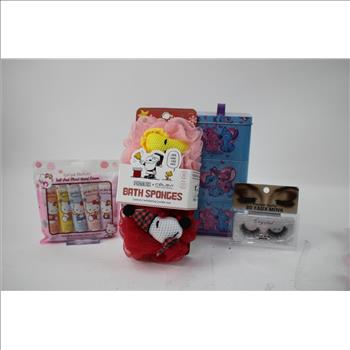 Hair Accessories Notebooks Keychains Bath Sponges Wallets And More
