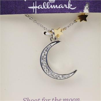Hallmark Connections Moon And Stars Fashion Necklace