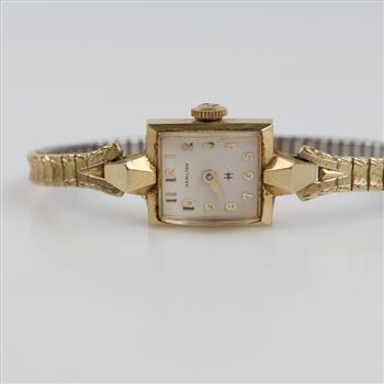 Hamilton 14kt Gold Dress Watch