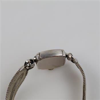 Hamilton 14kt White Gold Diamond Dress Watch