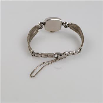 Hamilton 14kt White Gold Diamond Dress Watch