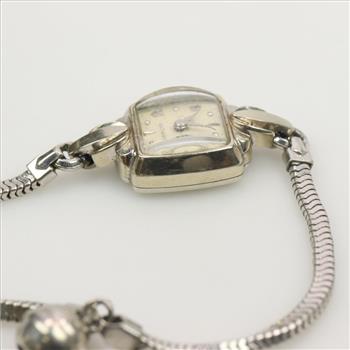 Hamilton 14kt White Gold Watch