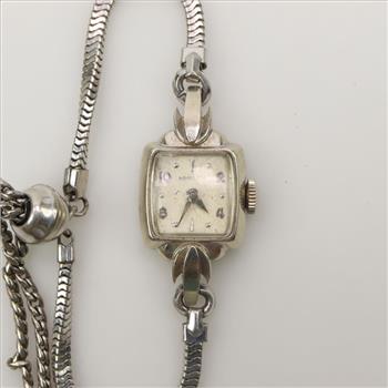 Hamilton 14kt White Gold Watch