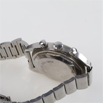 Hamilton Big Eye Chronograph Watch - Evaluated By Our Certified Gemologist-AGS/GIA