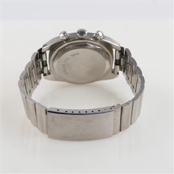 Hamilton Big Eye Chronograph Watch - Evaluated By Our Certified Gemologist-AGS/GIA