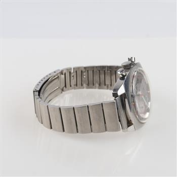 Hamilton Big Eye Chronograph Watch - Evaluated By Our Certified Gemologist-AGS/GIA