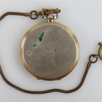 Hamilton Watch Co. 14kt GF Accent Pocket Watch