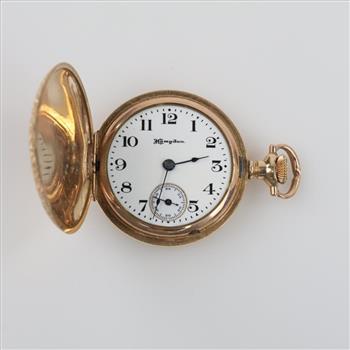 Hampden Watch Co.14kt GF Hunter Pocket Watch