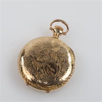 Hampden Watch Co.14kt GF Hunter Pocket Watch