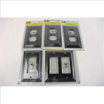 Hampton Bay Tiered Gang Rocker Metal Wall Plate - Aged Bronze, 8+ Pieces