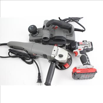 Hand Planer, Angle Grinder, Cordless Drill, And More
